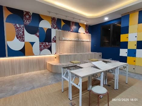 Interior Ruang ArtLab SMP-SMA Labschool Kebayoran