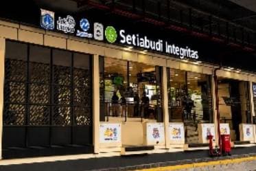 Naming sign Halte PT Transportasi Jakarta